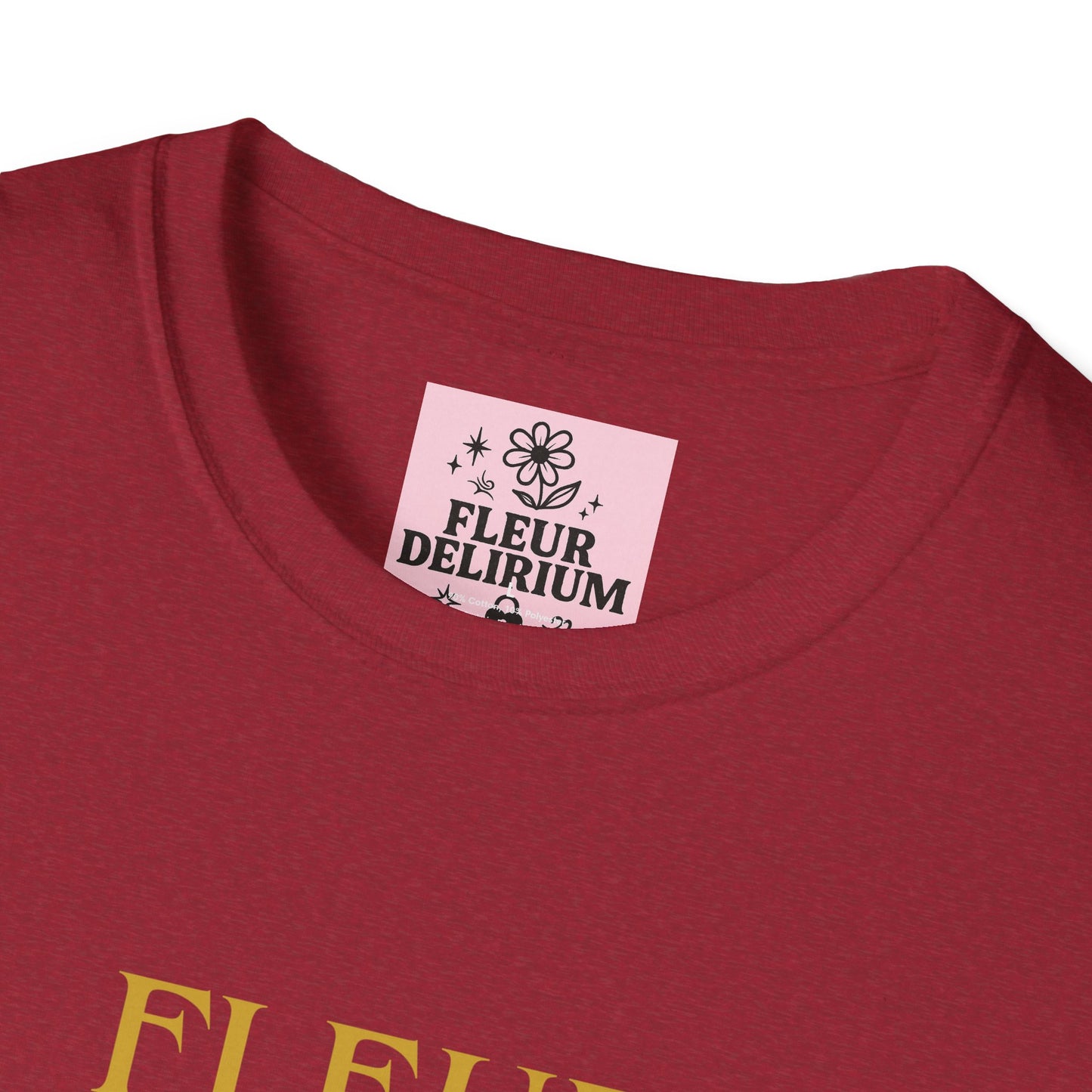 Fleur Delirium Unisex T-Shirt, Cute Graphic Tee, Softstyle Shirt, Gifts for Nature Lovers, Botanical Gift, Summer Fashion