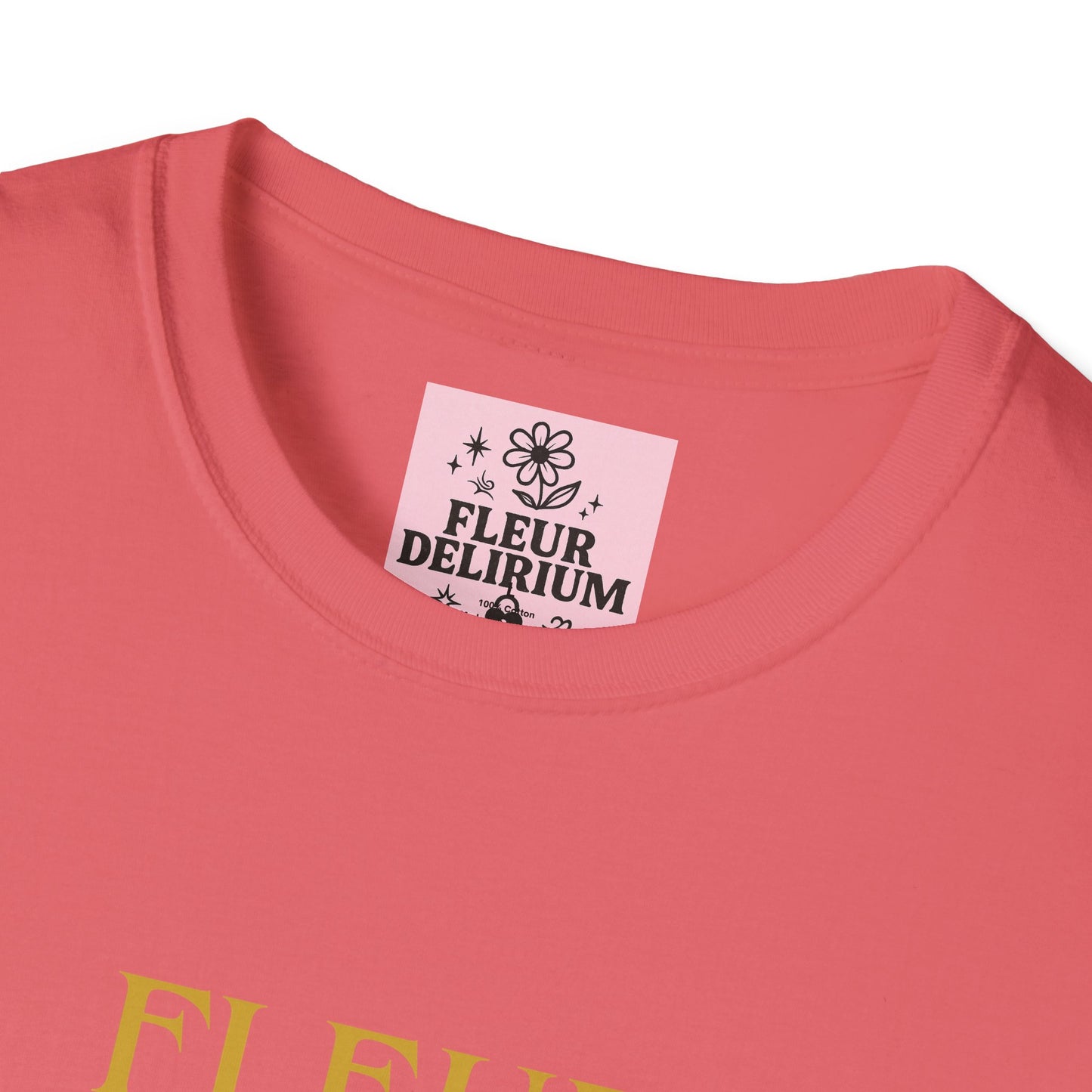 Fleur Delirium Unisex T-Shirt, Cute Graphic Tee, Softstyle Shirt, Gifts for Nature Lovers, Botanical Gift, Summer Fashion