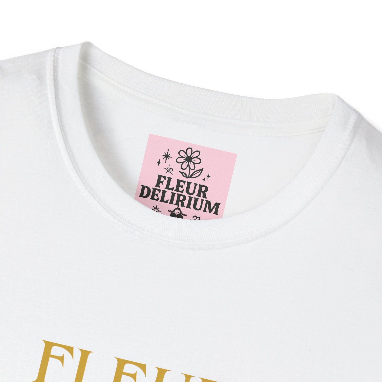 Fleur Delirium Unisex T-Shirt, Cute Graphic Tee, Softstyle Shirt, Gifts for Nature Lovers, Botanical Gift, Summer Fashion