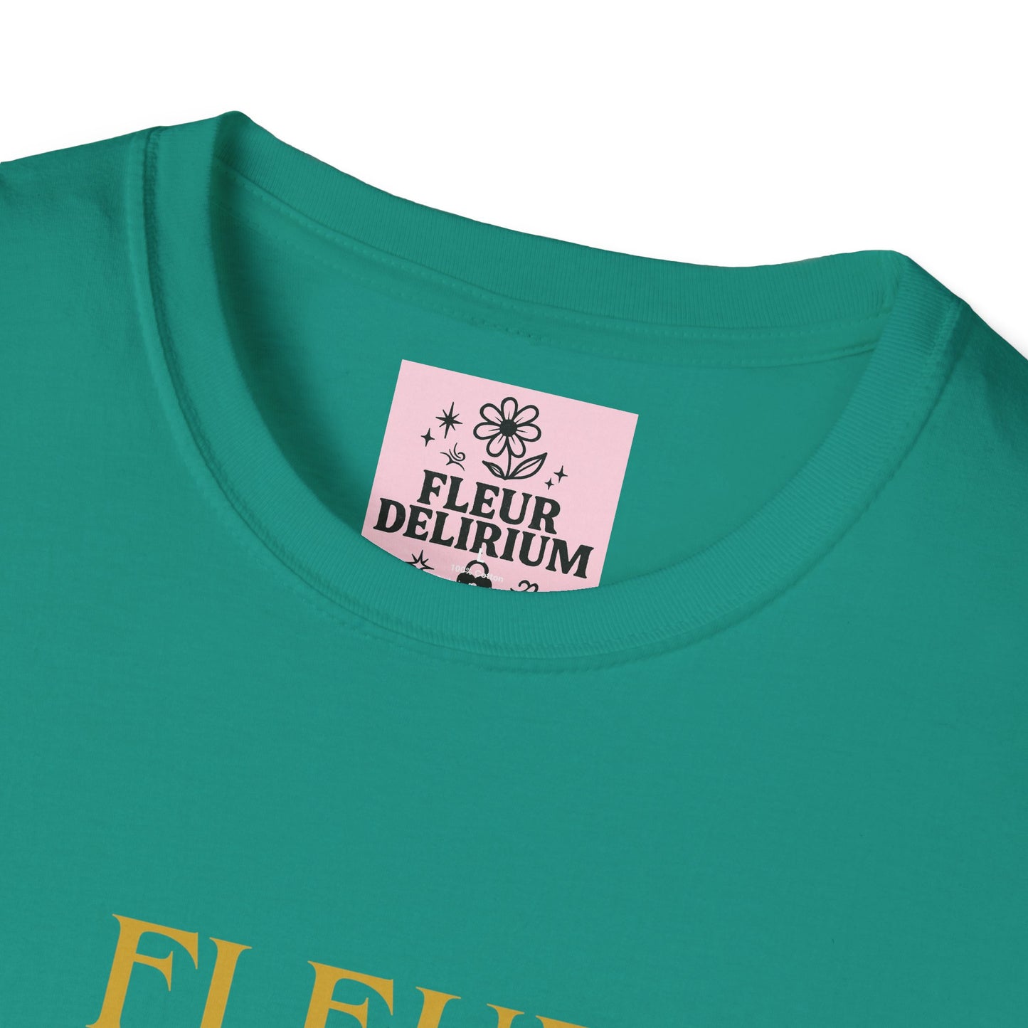 Fleur Delirium Unisex T-Shirt, Cute Graphic Tee, Softstyle Shirt, Gifts for Nature Lovers, Botanical Gift, Summer Fashion