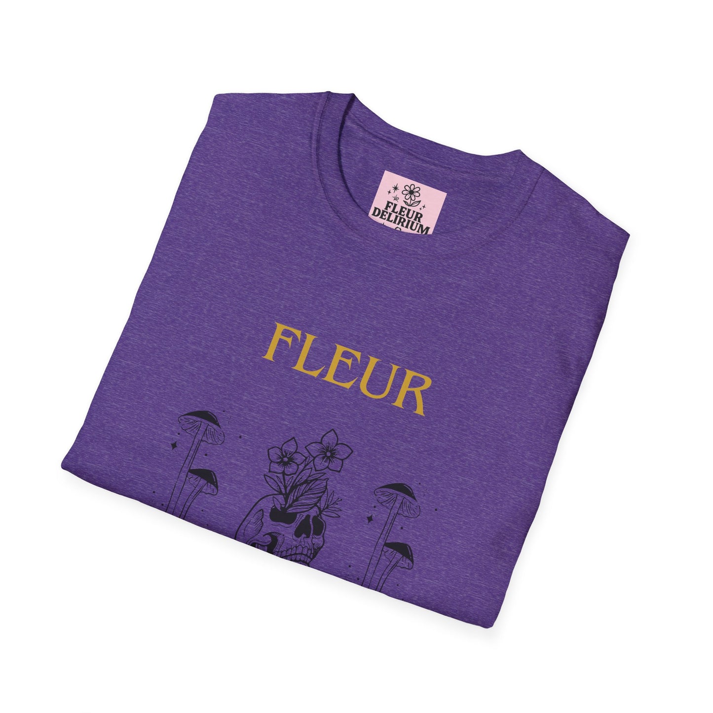 Fleur Delirium Unisex T-Shirt, Cute Graphic Tee, Softstyle Shirt, Gifts for Nature Lovers, Botanical Gift, Summer Fashion