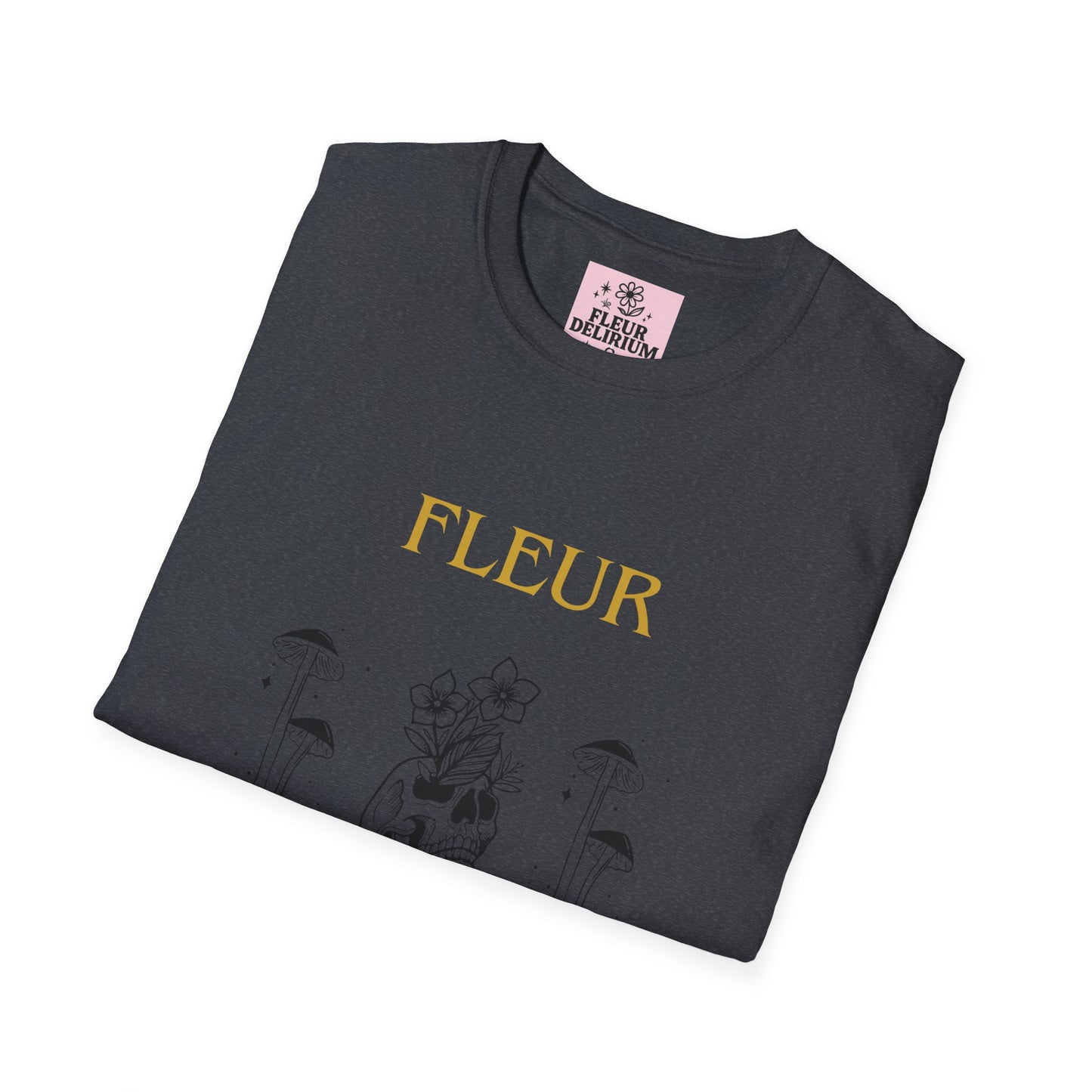 Fleur Delirium Unisex T-Shirt, Cute Graphic Tee, Softstyle Shirt, Gifts for Nature Lovers, Botanical Gift, Summer Fashion