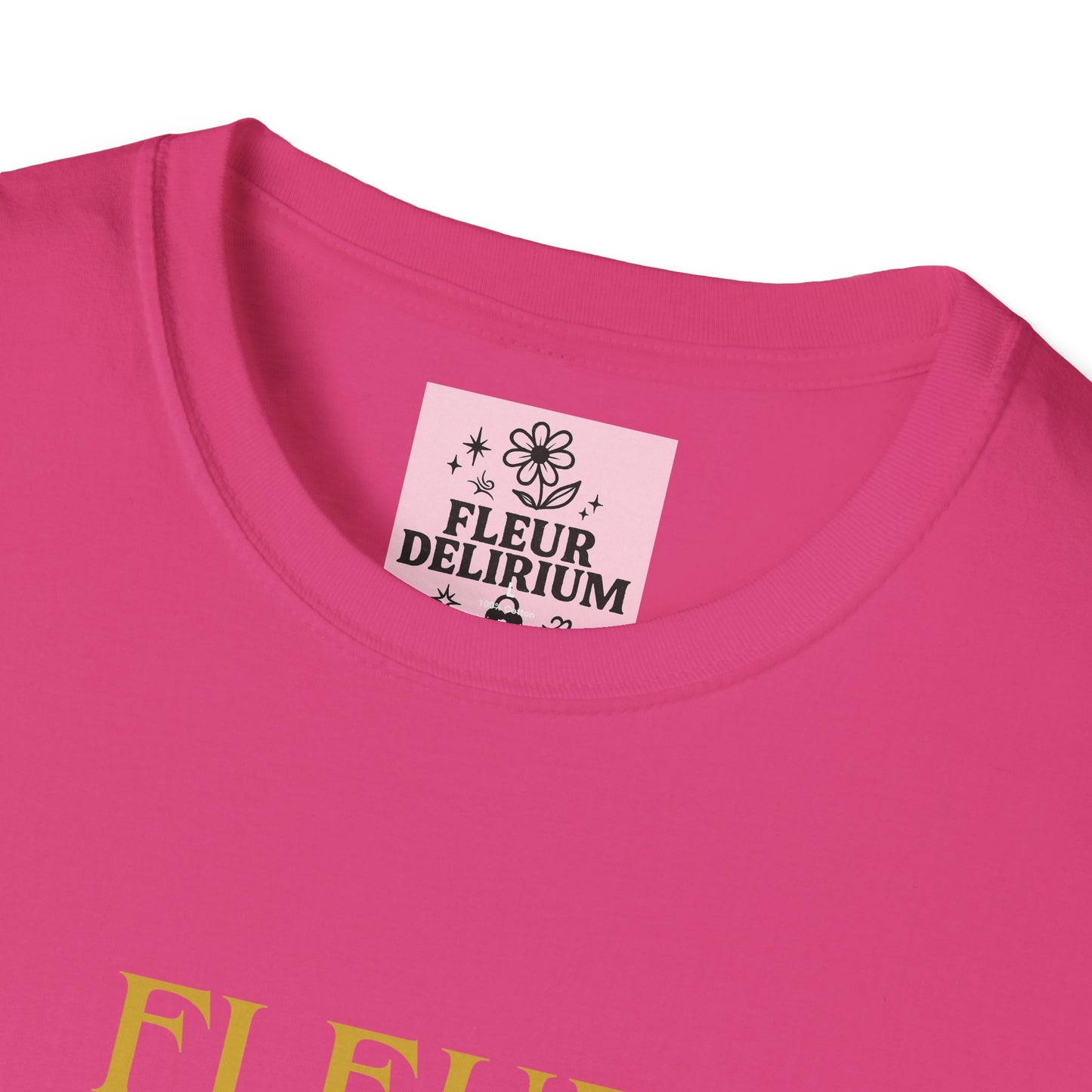 Fleur Delirium Unisex T-Shirt, Cute Graphic Tee, Softstyle Shirt, Gifts for Nature Lovers, Botanical Gift, Summer Fashion