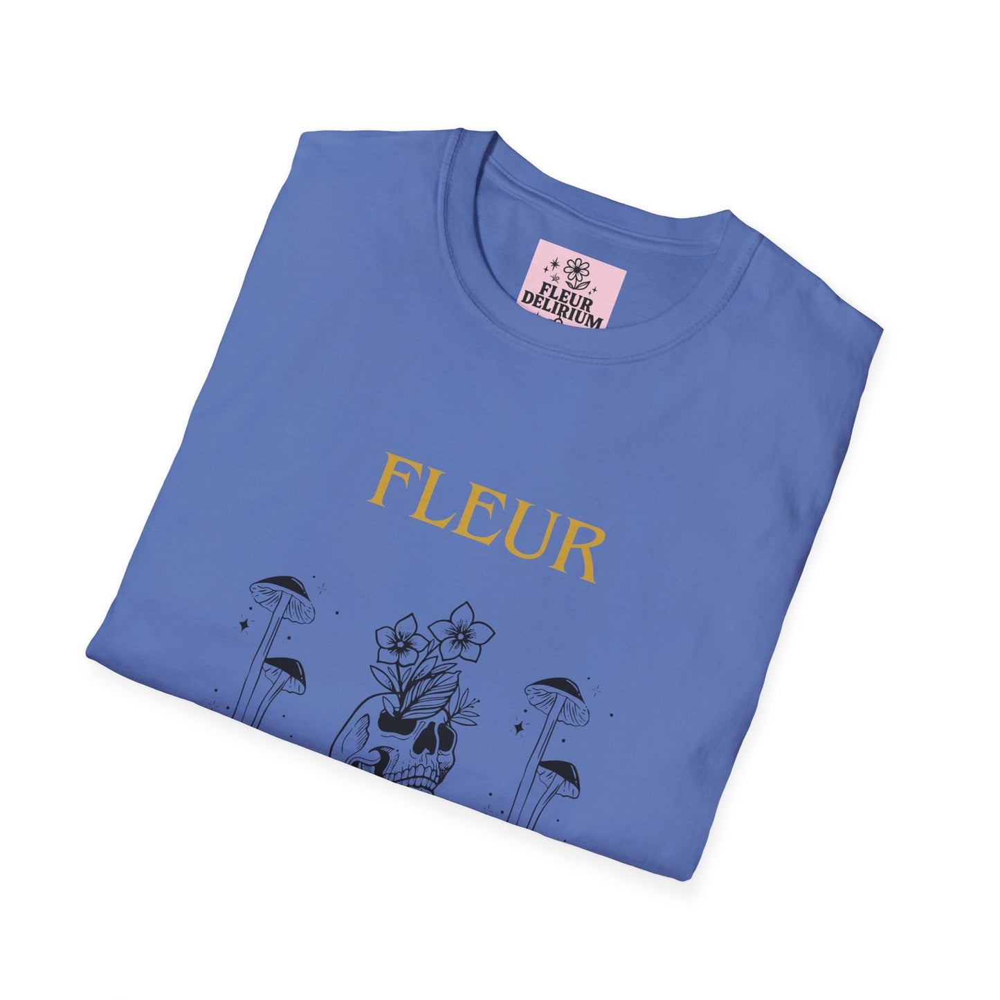 Fleur Delirium Unisex T-Shirt, Cute Graphic Tee, Softstyle Shirt, Gifts for Nature Lovers, Botanical Gift, Summer Fashion