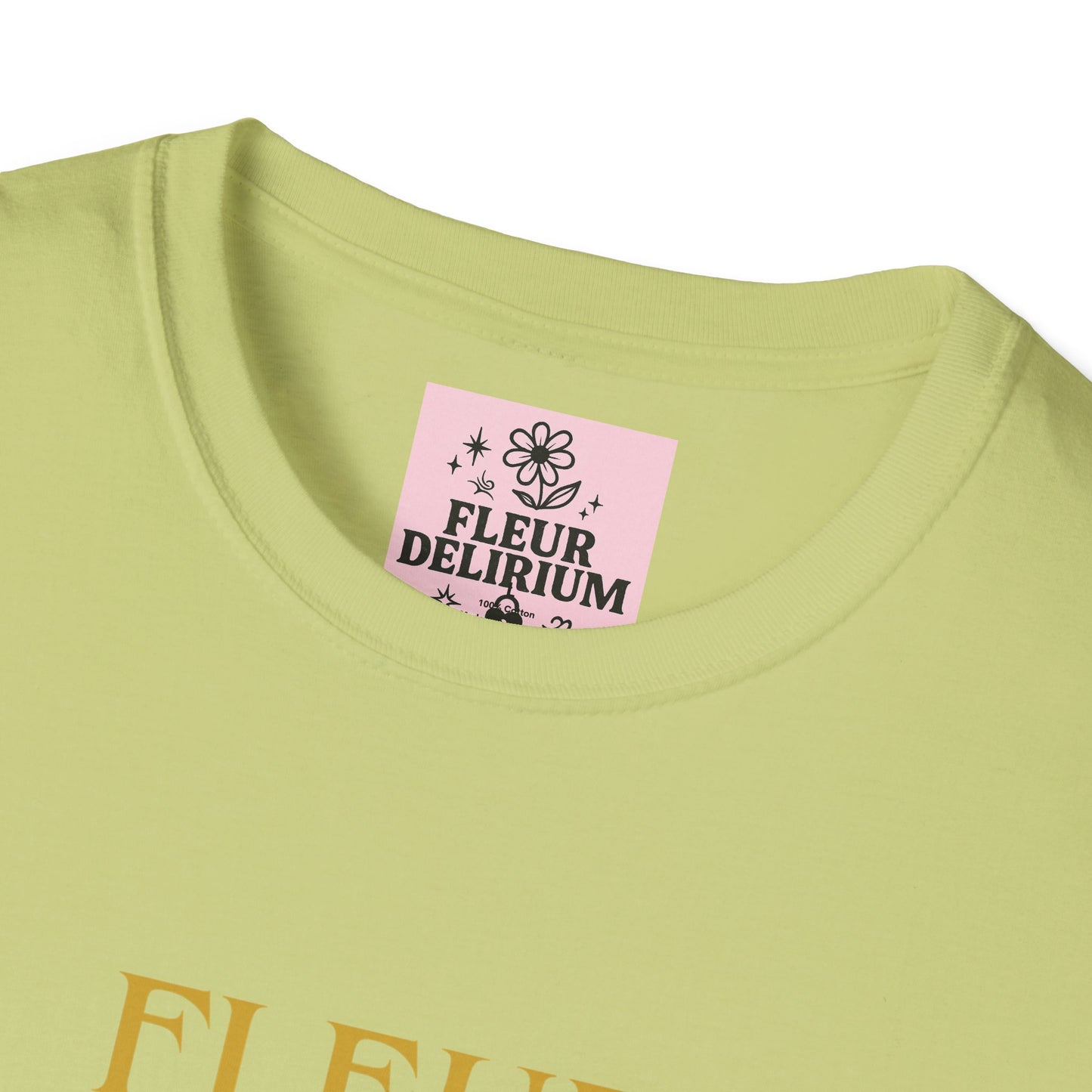 Fleur Delirium Unisex T-Shirt, Cute Graphic Tee, Softstyle Shirt, Gifts for Nature Lovers, Botanical Gift, Summer Fashion