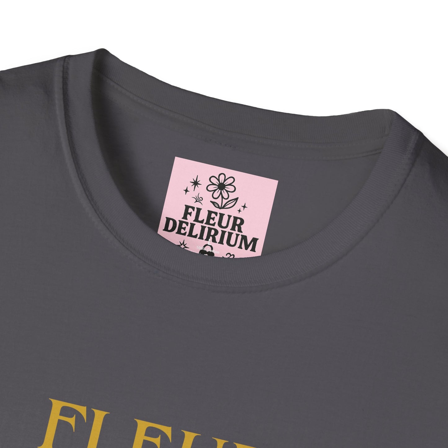 Fleur Delirium Unisex T-Shirt, Cute Graphic Tee, Softstyle Shirt, Gifts for Nature Lovers, Botanical Gift, Summer Fashion