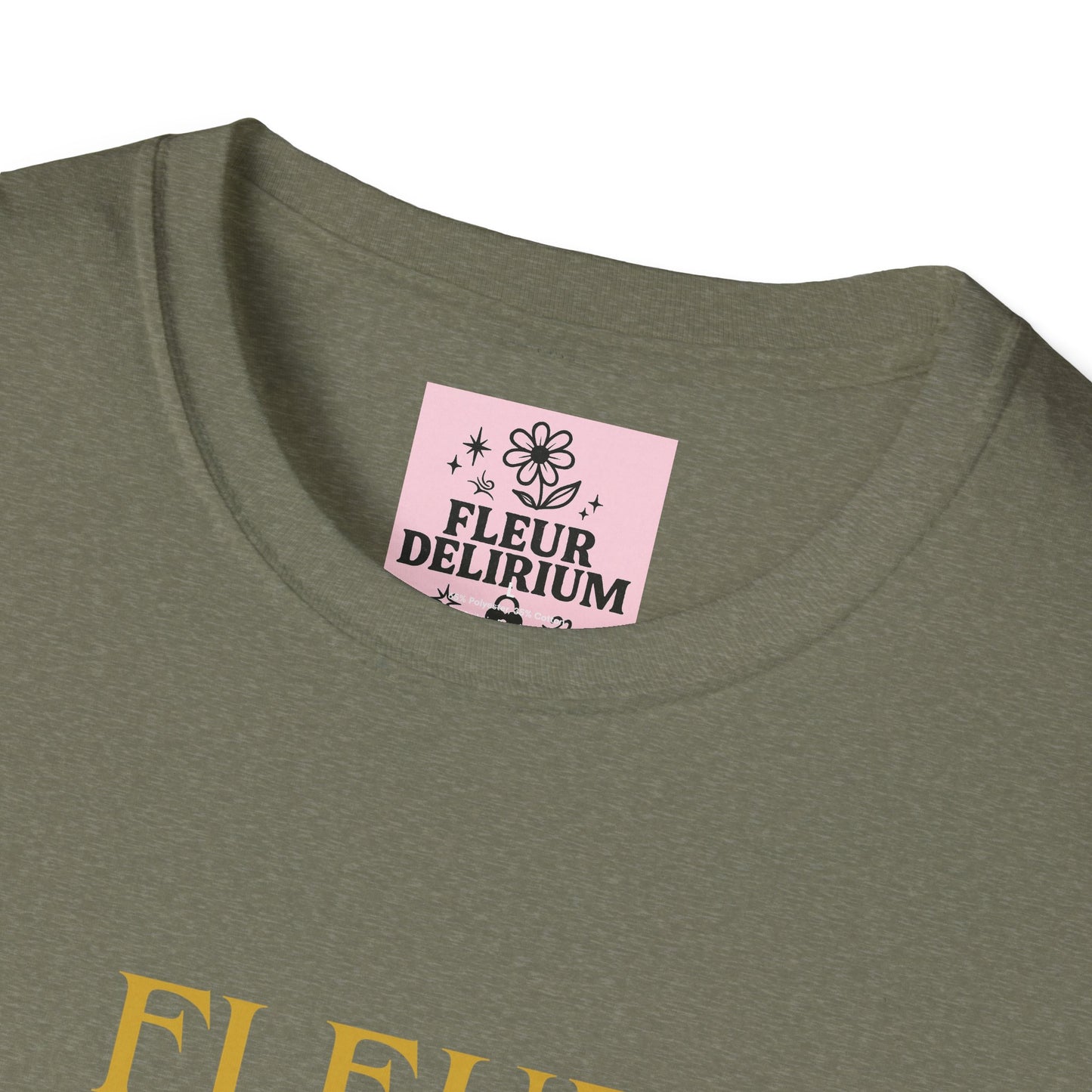 Fleur Delirium Unisex T-Shirt, Cute Graphic Tee, Softstyle Shirt, Gifts for Nature Lovers, Botanical Gift, Summer Fashion