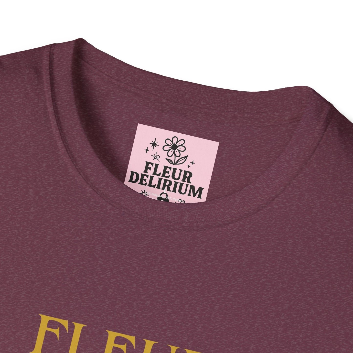 Fleur Delirium Unisex T-Shirt, Cute Graphic Tee, Softstyle Shirt, Gifts for Nature Lovers, Botanical Gift, Summer Fashion