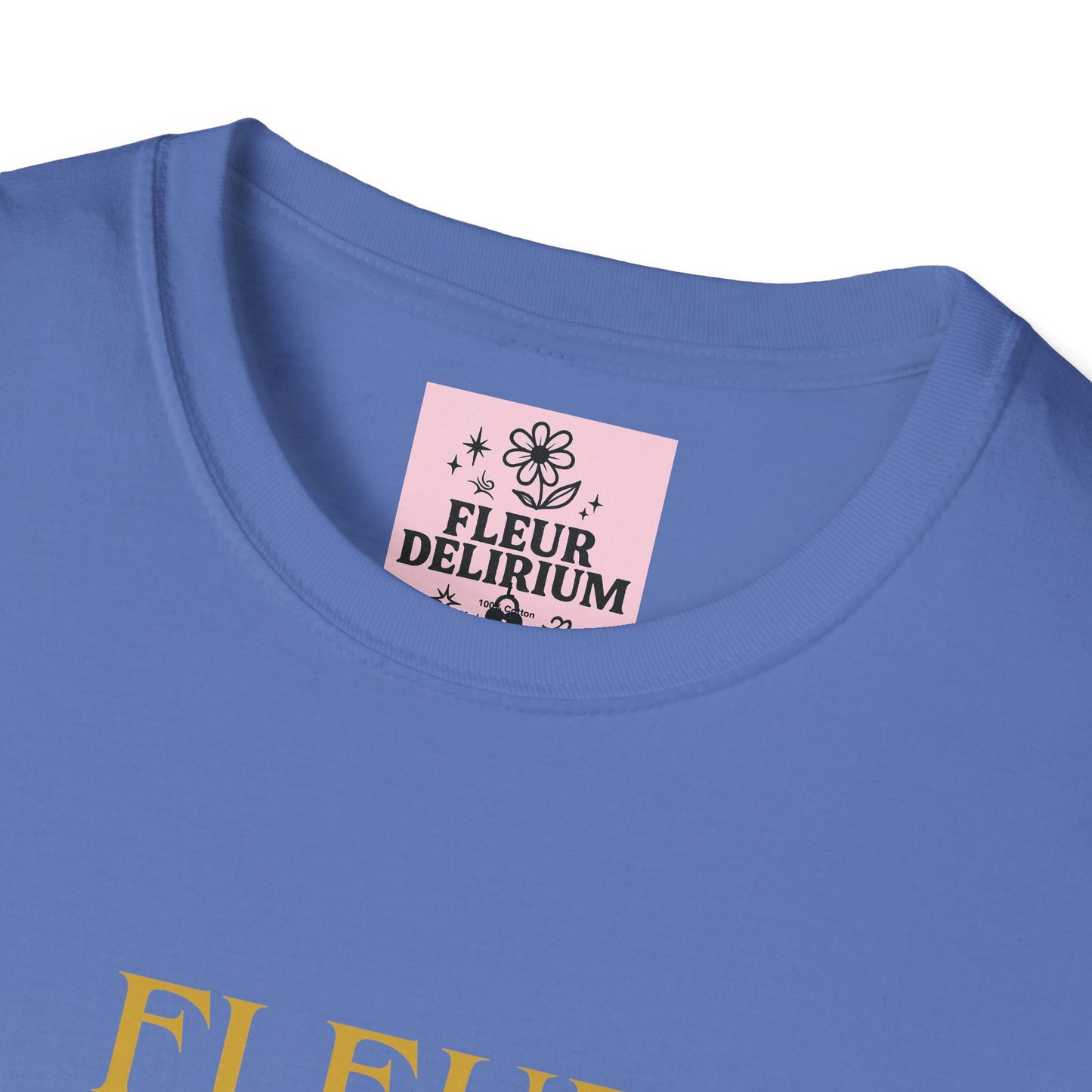 Fleur Delirium Unisex T-Shirt, Cute Graphic Tee, Softstyle Shirt, Gifts for Nature Lovers, Botanical Gift, Summer Fashion