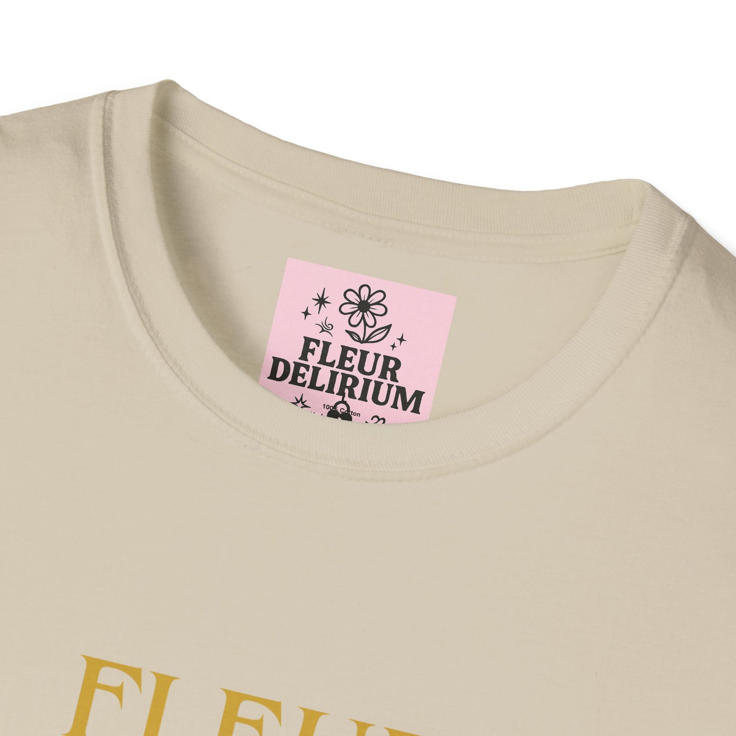 Fleur Delirium Unisex T-Shirt, Cute Graphic Tee, Softstyle Shirt, Gifts for Nature Lovers, Botanical Gift, Summer Fashion