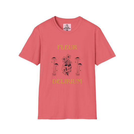 Fleur Delirium Unisex T-Shirt, Cute Graphic Tee, Softstyle Shirt, Gifts for Nature Lovers, Botanical Gift, Summer Fashion